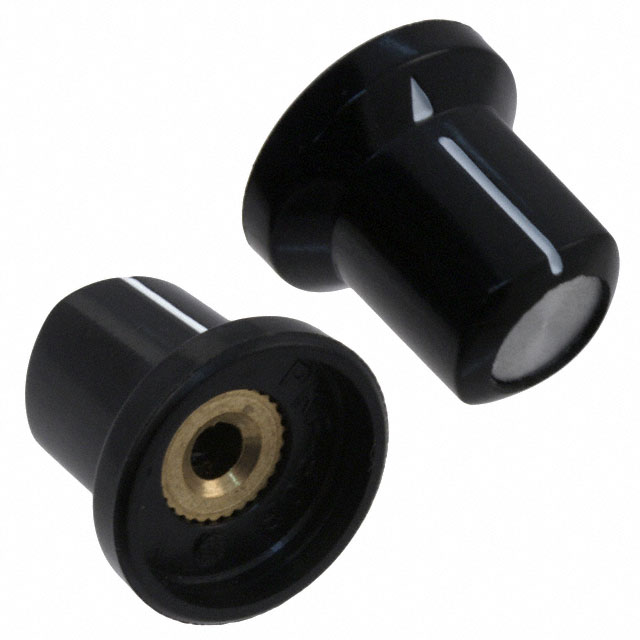 【PKF50B1/8】KNOB QUAD W/SKIRT 0.126" PLASTIC